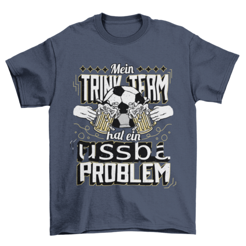Football team beer t-shirt